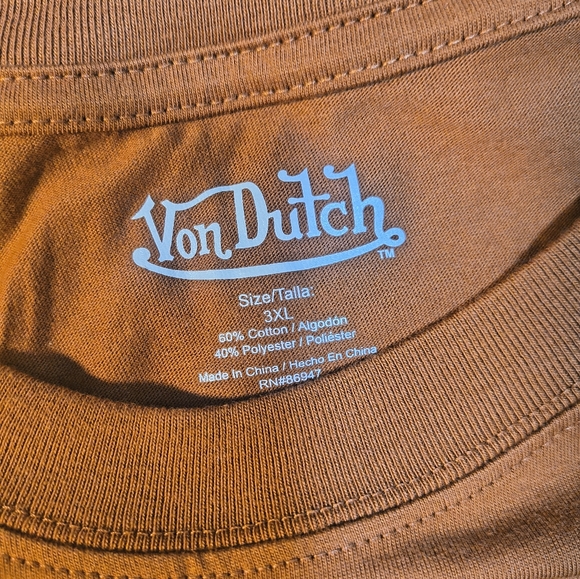 Von Dutch "Eagle Skull" T Shirt Size 3XL - Picture 4 of 5